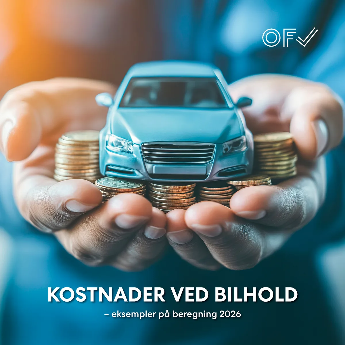 Forsiden av OFV Kostnader ved bilhold – eksempler på beregning 2026